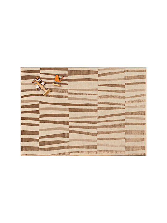 Newplan Lux 2962/74 Summer Bedroom Rug Set Brown 3 Pieces