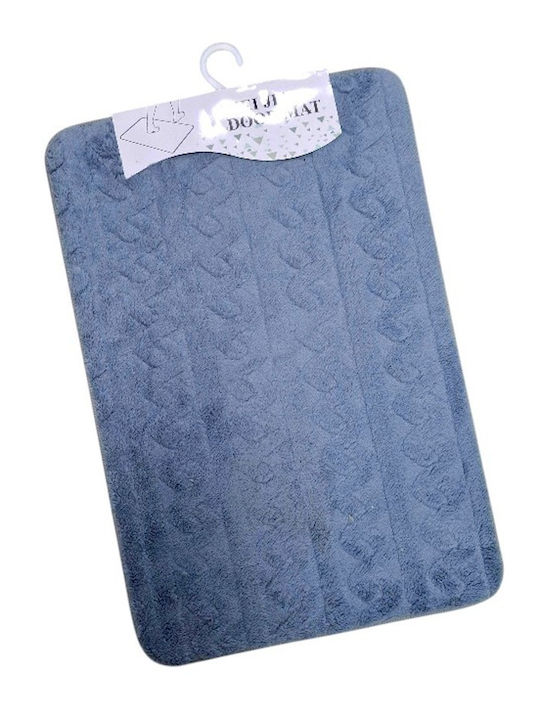 Covoare De Intrare Antiderapante Albastre 38x58cm
