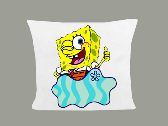 Photoretous Perna Bob Sponge Alb 40x40 cm Photoretous Perna Bob Sponge Alb 40x40 cm