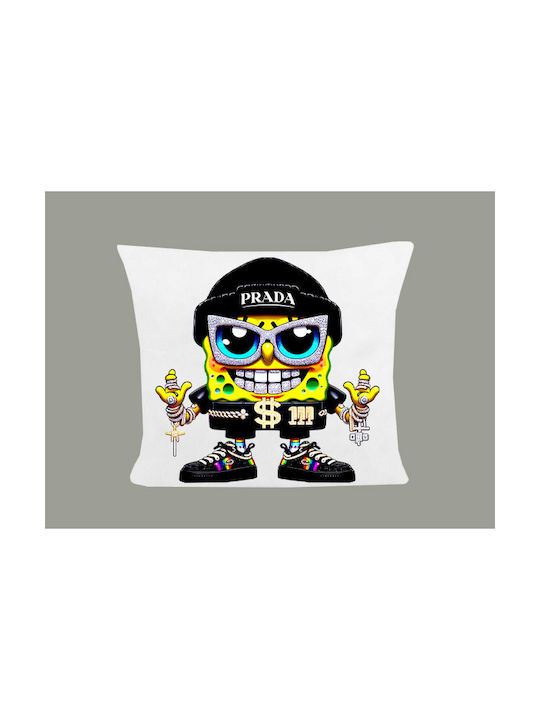 Photoretous Kids Decorative Pillow Case SpongeB...