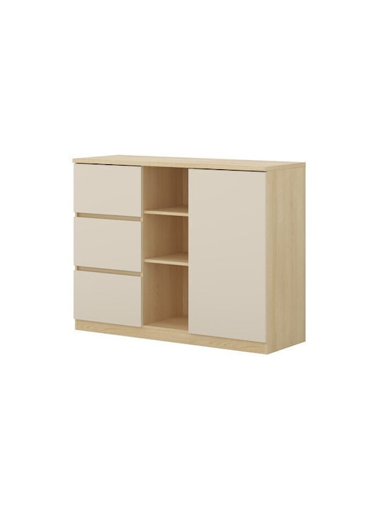 Bufet Nolcala 109 Din Lemn cu Sertare Bej 42x93...