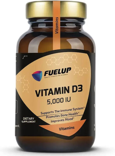 Fuel Up Vitamin D3 for Immune Support & Bone Health 5000iu 240 Softgels