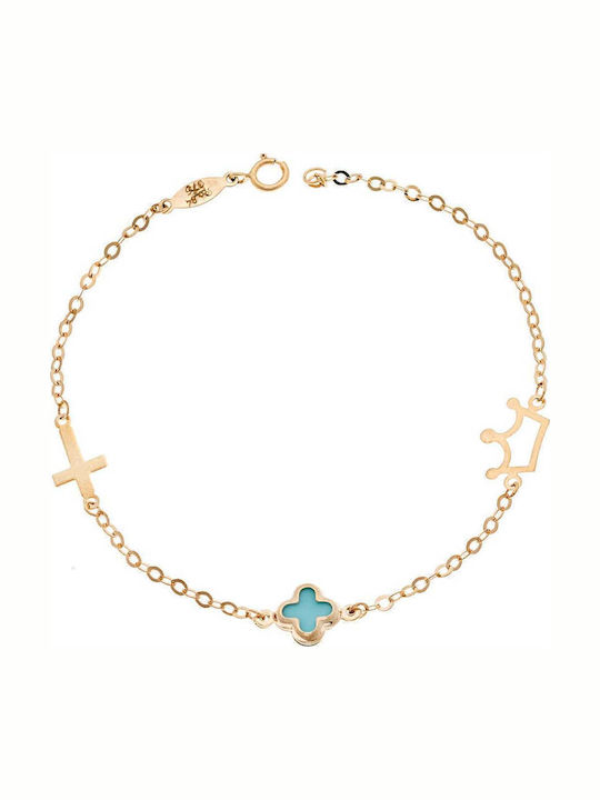 Gold Kinderarmband 9K