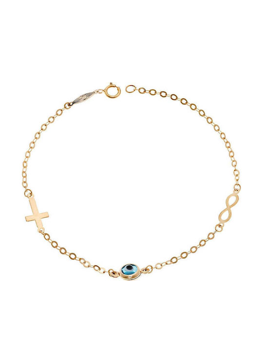 Gold Kinderarmband 9K
