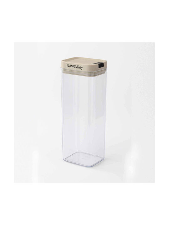 Nava Misty General Use Jar with Lid Plastic 800ml