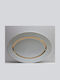 Christinholm Oval Porcelain Serving Platter Gold 20 Pieces