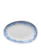 Costa Nova Oval Ceramic Serving Platter Blue 41x28.3cm