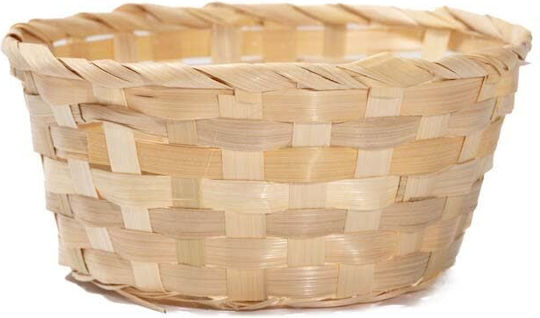 Естествена Декоративна Кошница от Бамбук 20x9см