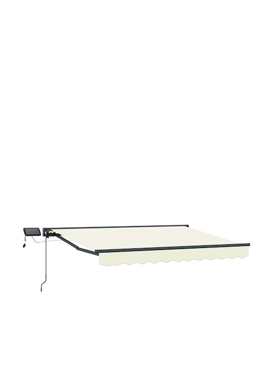 vidaXL Terrasse Zelt mit LEDs Beiges 3x2.5m