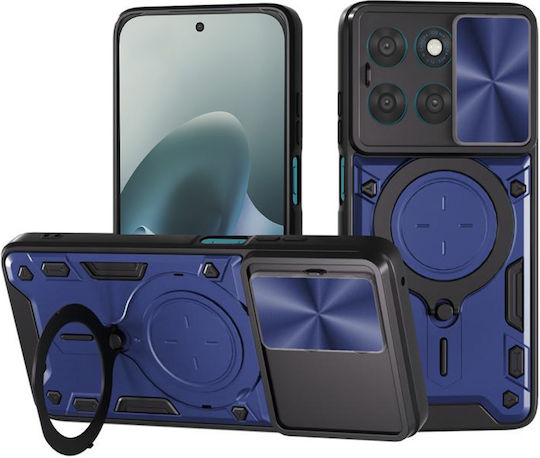 Techsuit Back Cover Μεταλλικό Μπλε (Motorola Moto G77 / G67)