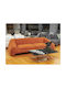 Olivo Three-Seater Couch Orange 110x100 cm