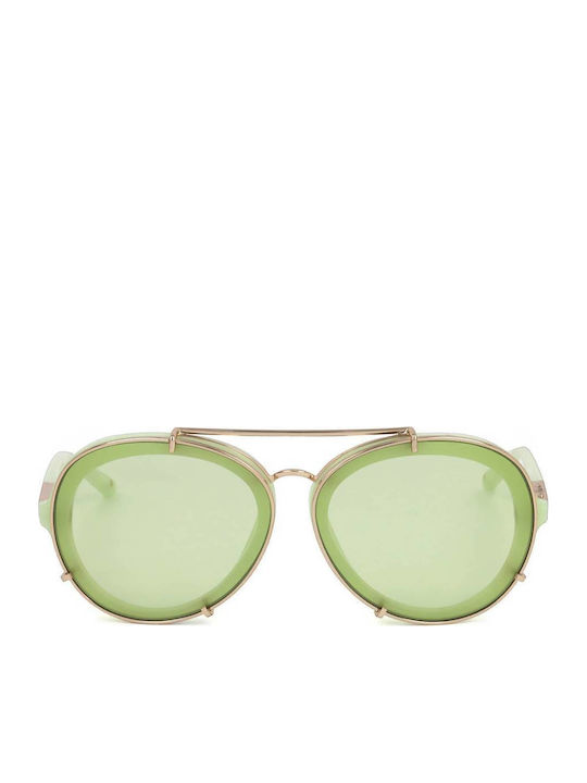 Linda Farrow Gold Sunglasses with Frame