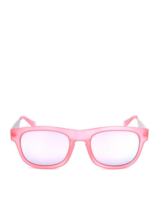 Italia Independent Unisex Sunglasses with Pink Frame and Pink Lenses