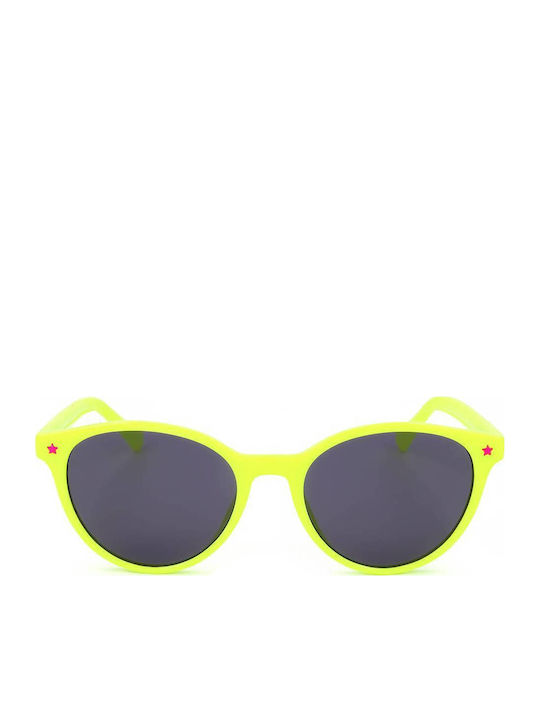 Chiara Ferragni Damentagessonnenbrille mit Gelbem Rahmen und Gray Gläsern