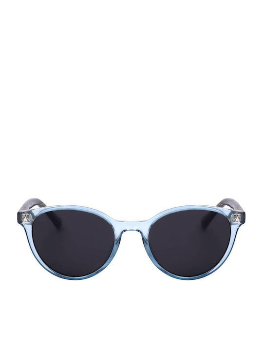 Chiara Ferragni Women's Sunglasses with Blue Frame and Black Lens