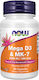 Now Foods Mega D3 & MK-7 Βιταμίνη για την Υγεία των Οστών 5000iu 30 φυτικές κάψουλες 1τμχ 1τμχ