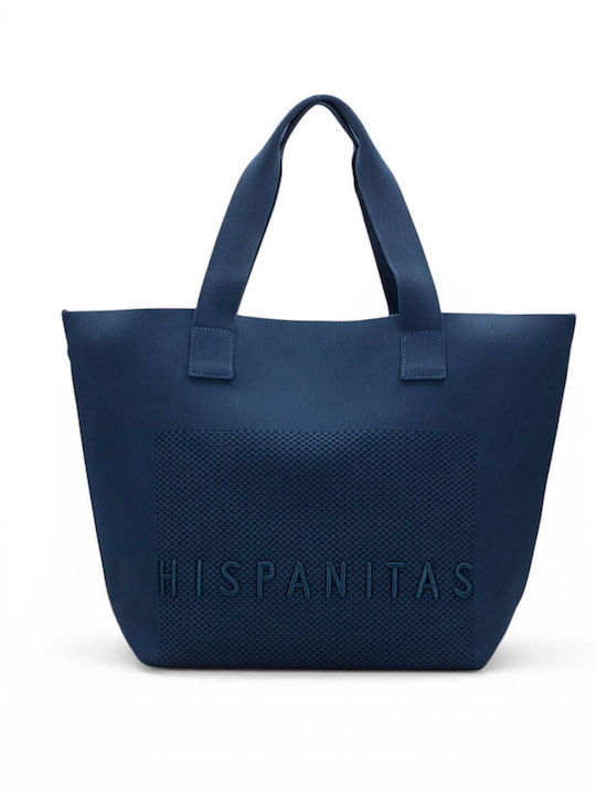 Fabric Women's Shoulder Bag Blue