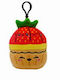 Foodiemals Bakery Strawberry Tart Mini Squidgly Λούτρινο Μπρελόκ