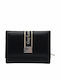 Small Leather Women's Wallet with RFID Black