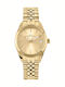Jacques Lemans Derby Womens Watch Battery With Gold Metal Bracelet