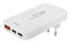 HAMA Wireless Charger with USB-A and 2 USB-C Output Ports 65W Power Delivery White