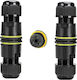 Set 2 Bucăți Conector Etanș Ip68 Pentru Exterior M16 3 Poli Secțiune Cablu 0.5-2.5 Mm² Diametru Cablu 3-6.5 Mm Onuvio
