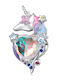 Silver me Hängende Charms mit Steinen aus Silber mit Zirkon