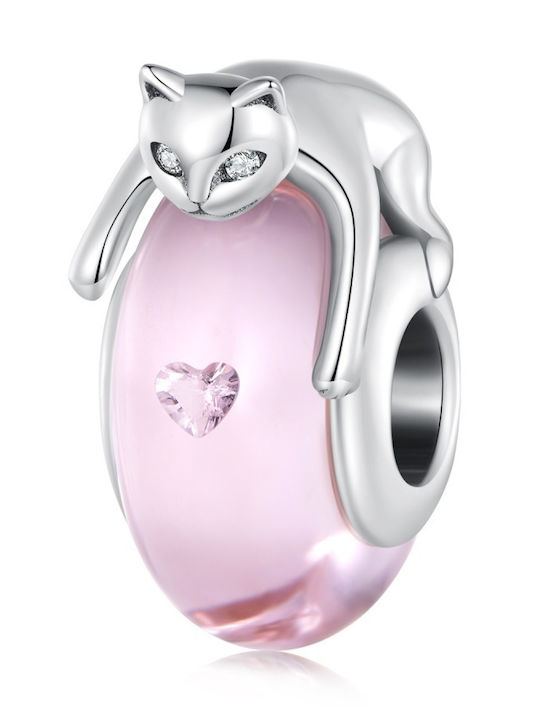 Silver me Висящ Талисман с Камъни от Сребро със Зиркон ABR0984