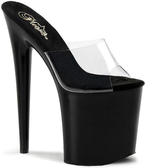 Pleaser Flamingo Pantofi Cu Toc Înalt Platformă Negri