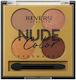 Revers Cosmetics Palette with Eye Shadows in Pressed Powder Nude Color
