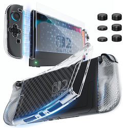 Heystop Nintendo Switch Console Case 2 Dockable Tempered Glass Kit