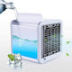Mini Portable 3-in-1 Air Conditioner Cooling Humidifying Air Purifying Led Light In 7 Different Colors Usb