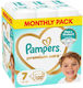 Pampers Tape Diapers Premium Care Monthly Pack No 7 for 15+kg 120 Pieces