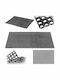 Kadax Kadax Fußmatte Rutschfest aus Gummi Schwarz 40x60cm Dicke 15mm