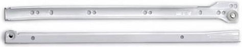 9 Mm Width Roller Slide 450 Mm Length White Finish Drawers