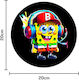 Mouse Pad Rubber Diameter 20cm Μπομπ Σφουγκαράκης