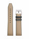 Rochet Curea Din Piele Bej 22mm