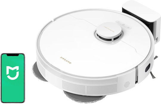 Dreame L10s Pro Gen 3 Σκούπα Ρομπότ με Χαρτογράφηση Laser & Απορρόφηση 13000Pa Λευκή