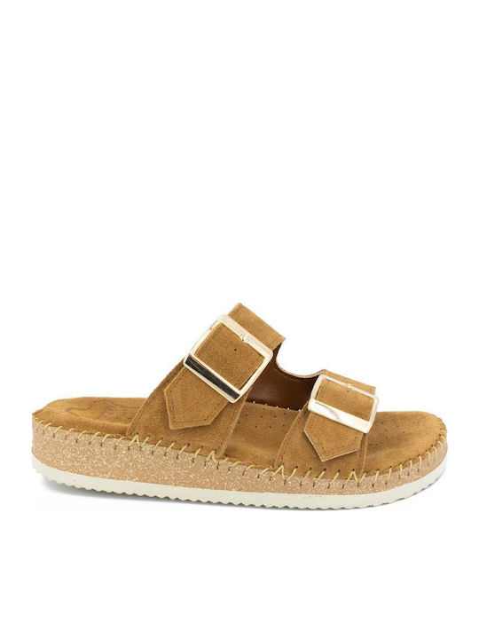 Leather Women's Anatomic Sandals Tabac Brown