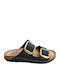 Leather Women's Anatomic Black Sandals