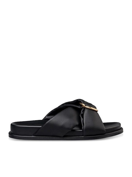 Envie Shoes Women's Flat Sandals Black