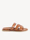 Sandale Casual Damă Flatforme Tabac Maro