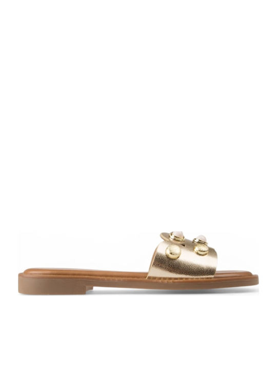 Goldene Damen Sandalen