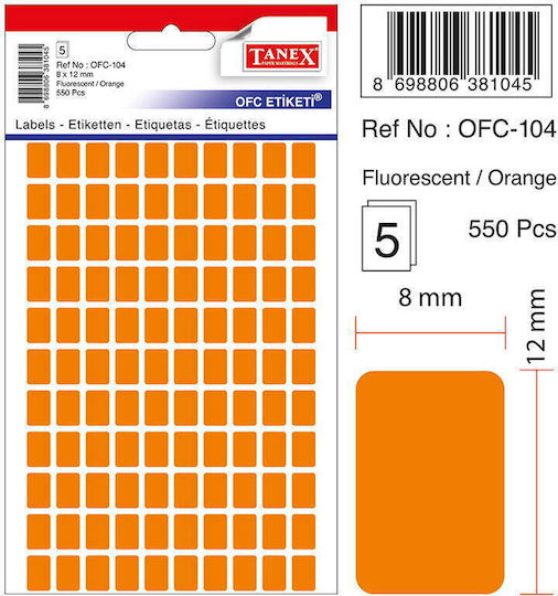 Tanex 550 Role Autoadezive în Role 8x12mm