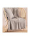Rythmos Decorative Pillow Case Pixil 100% Cotton Beige 40x40cm
