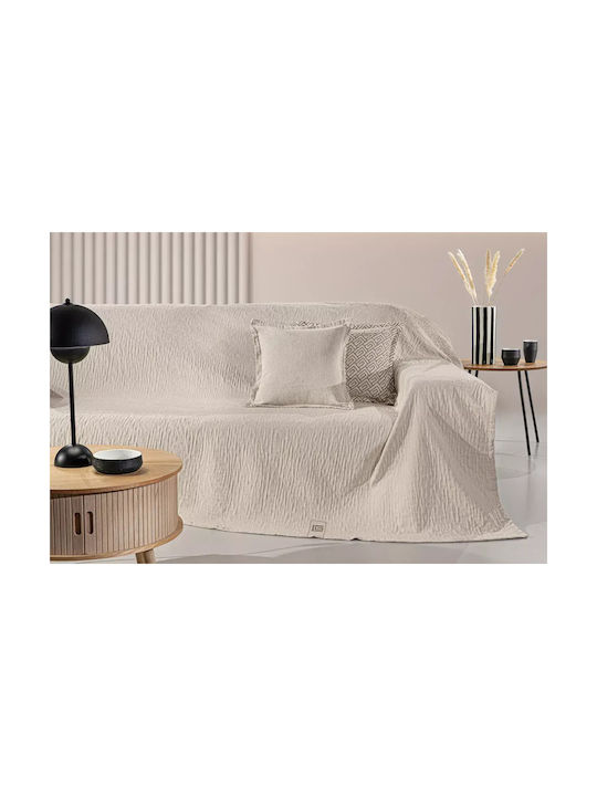 Guy Laroche Moreno Decorative Pillow Case Made of 100% Cotton Aqua 50x50cm