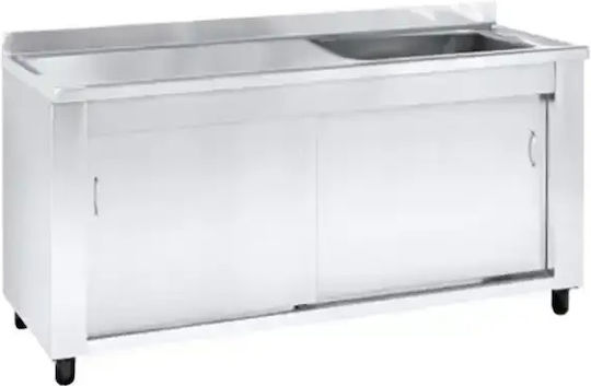 Niki Inox Затворена Мивка Единичен RBCS.S7135.15