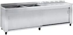Niki Inox Spălătorie Scullery Sink Chiuvetă Închisă Dublu LBCS.S7185.25 Niki Inox Spălătorie Scullery Sink Chiuvetă Închisă Dublu LBCS.S7185.25