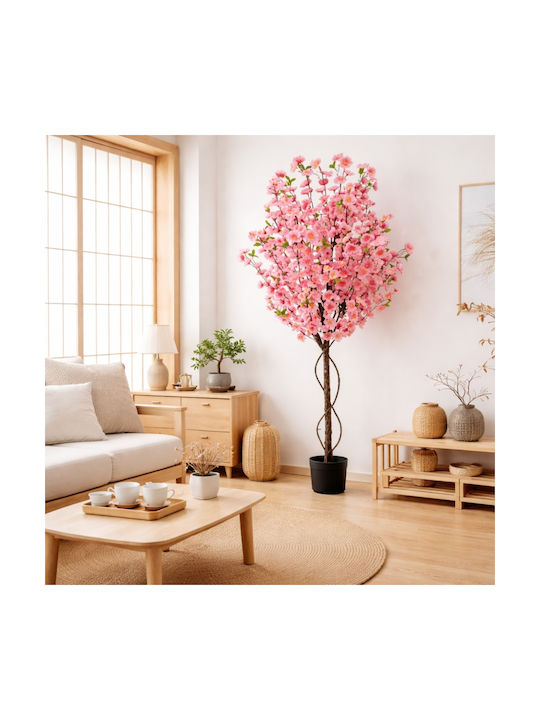 Plantă Artificială Fucsia Cireșe În Ghiveci 160cm 86930-1