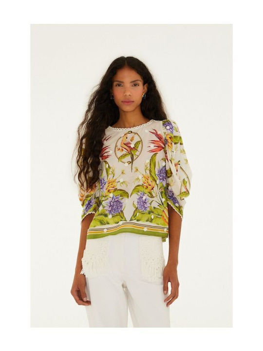 Damen Bluse Mehrfarbig